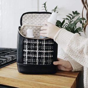 Itzy Ritzy Insulated Bottle Bag – The Kelly - Black Tweed